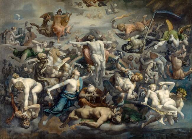 Divina Tragedia Paul Marc Joseph Chenavard