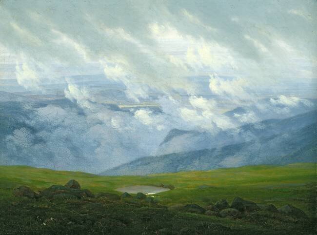 Drifting Clouds Caspar David Friedrich