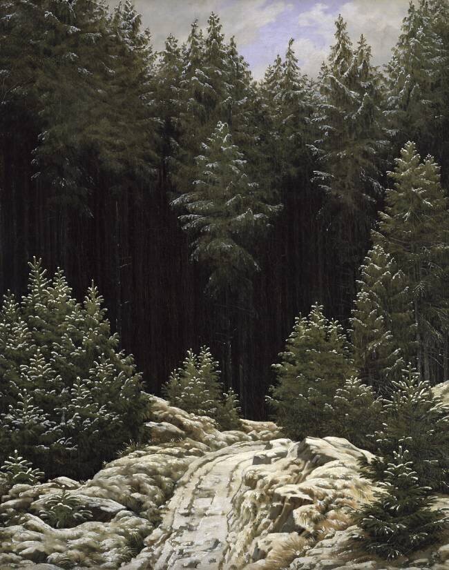 Early Snow Caspar David Friedrich