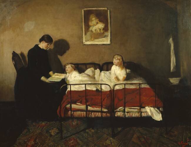 East of the sun and west for the moon Christian Krohg
