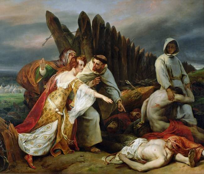 Edith Finding the Body of Harold Horace Vernet