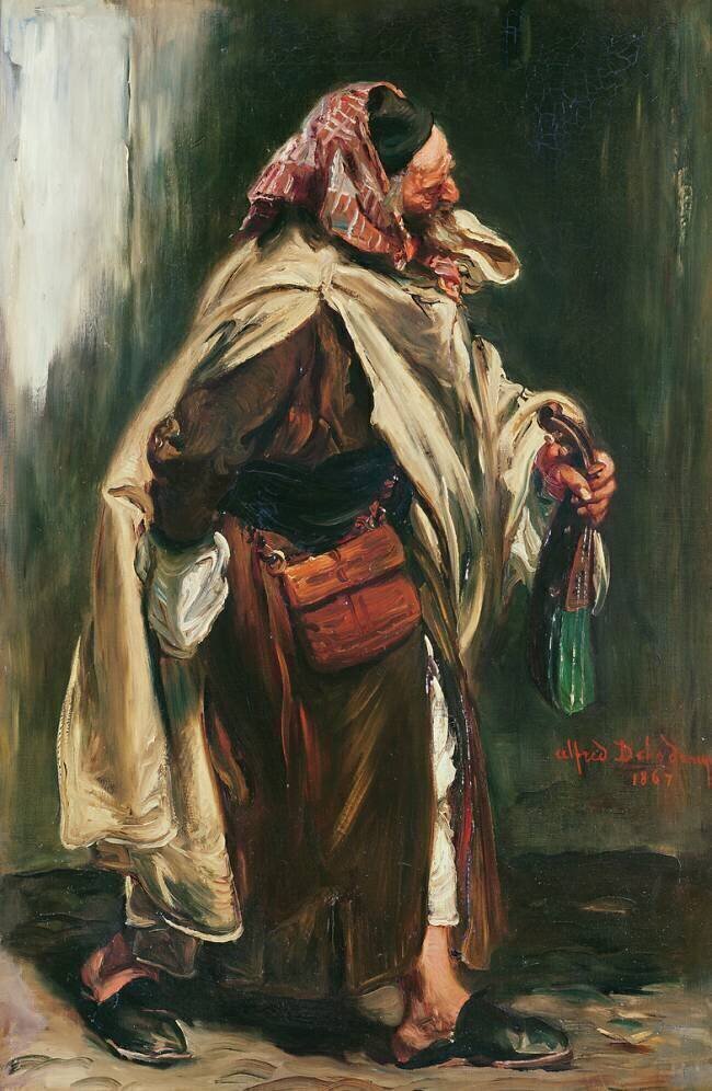 Elderly Moroccan Jew Alfred Dehodencq