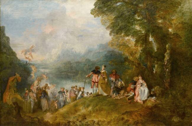 Embarquement pour Cythère Antoine Watteau
