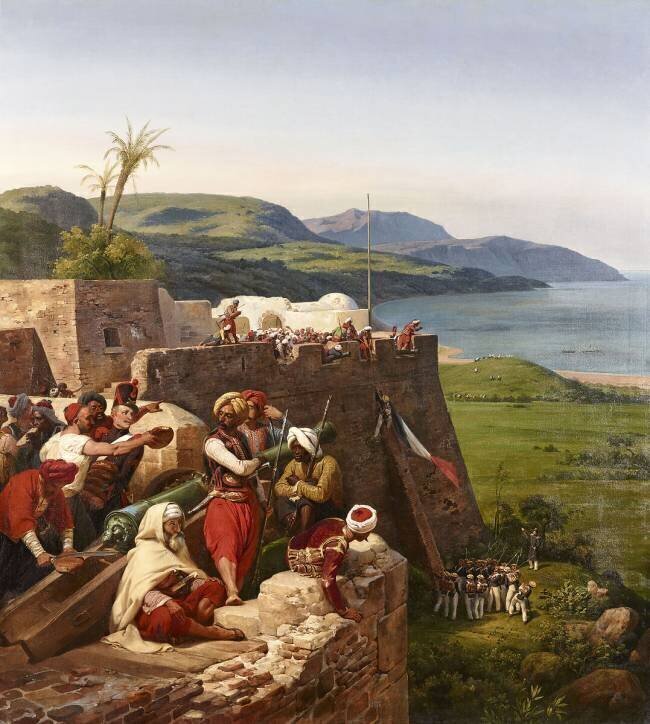 Episode de la conquête de l'Algérie en 1832- Prise de Bône, 21 mars 1832 Horace Vernet