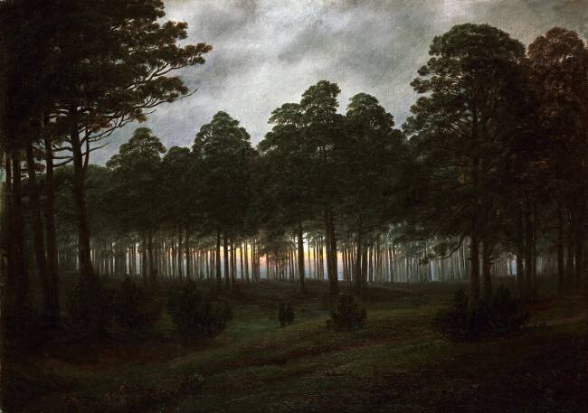 Evening Caspar David Friedrich