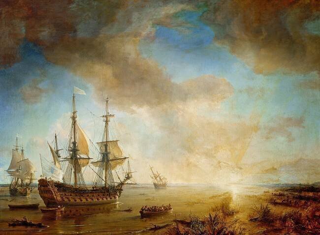 Expedition of Robert Cavelier de La Salle Théodore Gudin