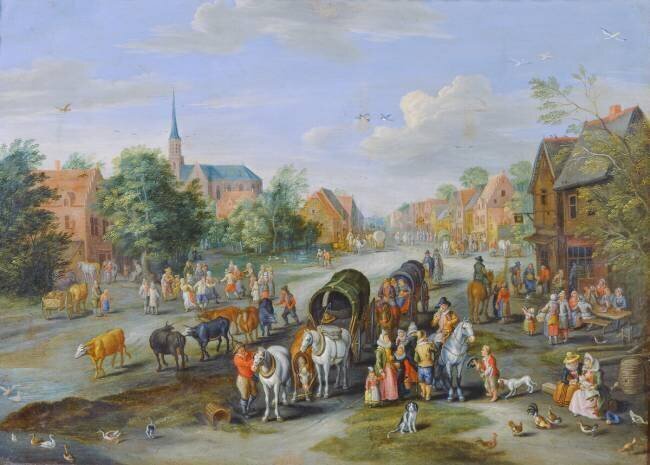Fête flamande Jan Brueghel the Elder