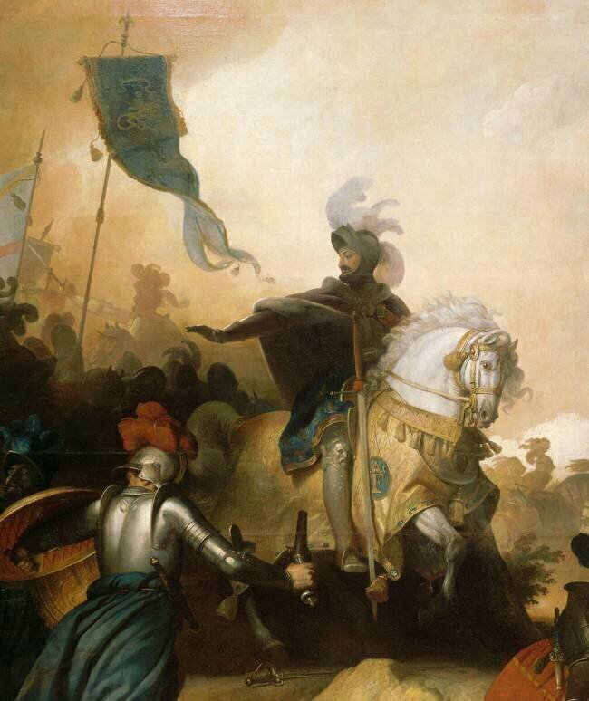 François Ier à la bataille de Marignan, 14 septembre 1515 Alexandre-Evariste Fragonard