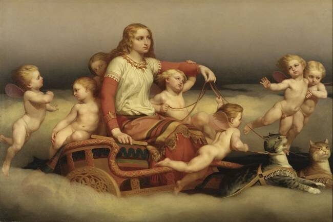 Freja Seeking Her Husband Nils Blommer
