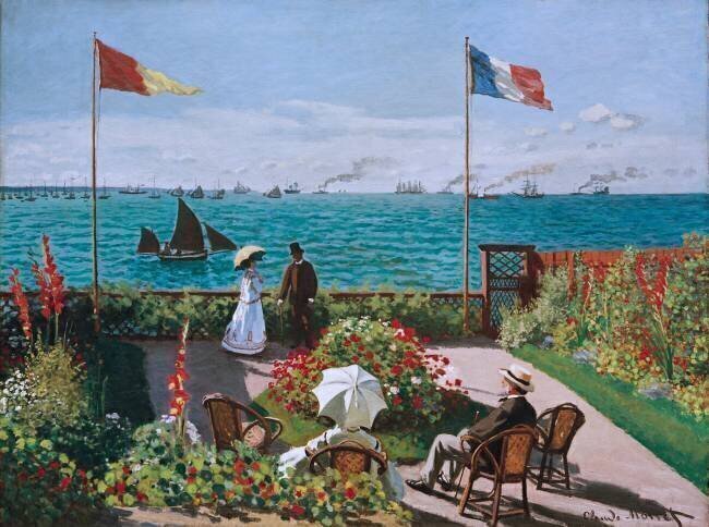 Garden at Sainte-Adresse Claude Monet