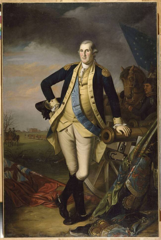 Général Washington après la bataille de Princeton, 3 janvier 1777 Charles Wilson Peale (d'après)