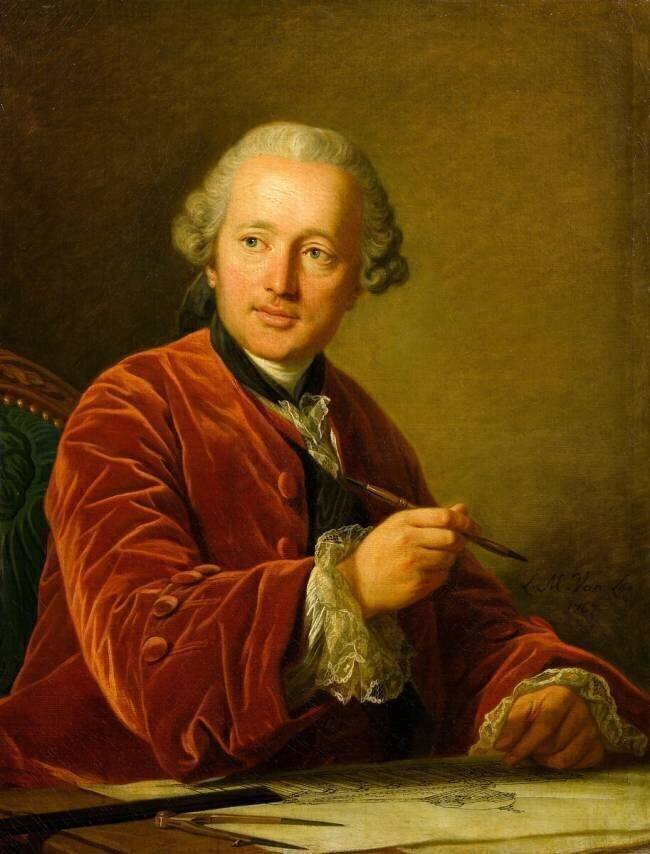 Germain Soufflot, architecte Louis-Michel van Loo