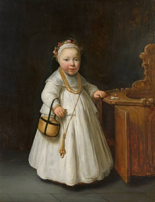 Girl by a High Chair Govert Flinck