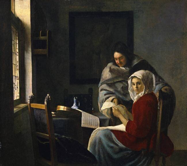 Girl interrupted at her music Johannes Vermeer