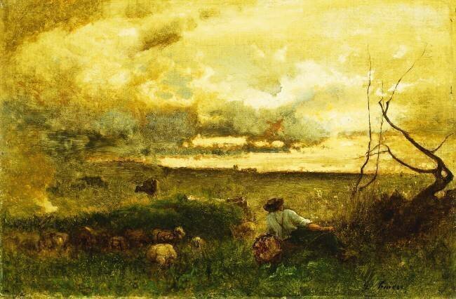 Golden Sunset George Inness