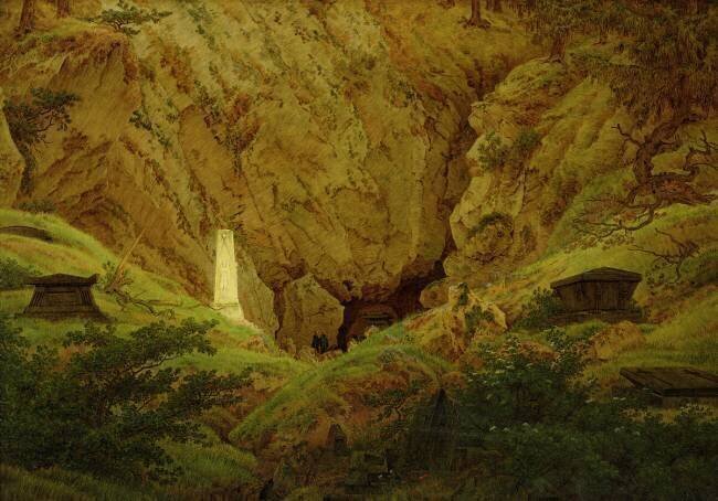Graves of Ancient Heroes Caspar David Friedrich