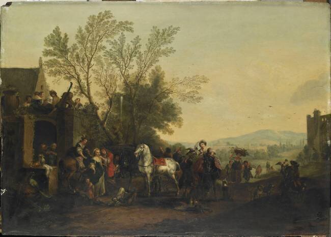 Halte de chasse Philips Wouwerman