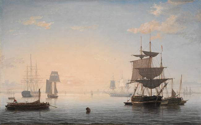 Harbor of Boston Fitz Henry Lane