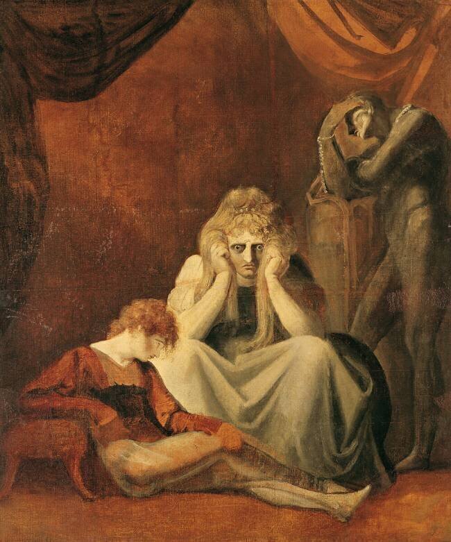 Here I and Sorrow Sit Johann Heinrich Füssli