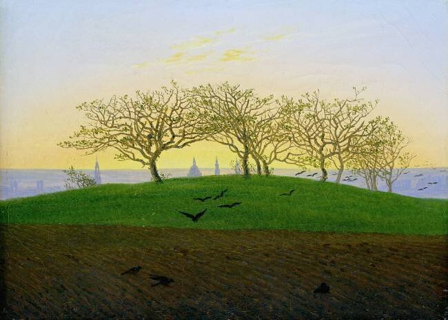 Hills and Ploughed Fields near Dresden Caspar David Friedrich