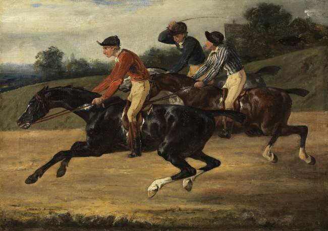 Horse race Théodore Géricault