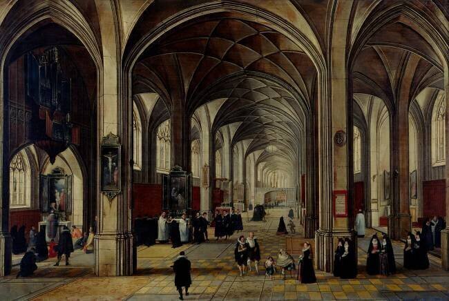 Intérieur d'église flamande Hendrick van Steenwyck the Younger