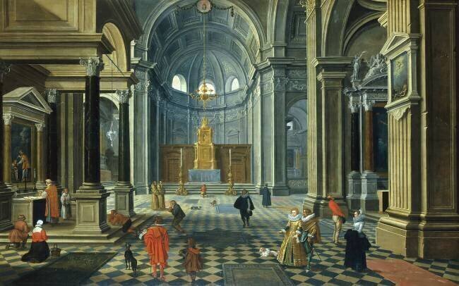Interior of a Church Bartholomeus van Bassen