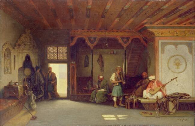Interior of an Oriental Cafe Charles-Théodore Frère