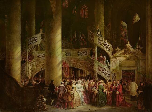 Interior of the Church of Saint-Etienne du Mont Nicolas-Alexandre Barbier