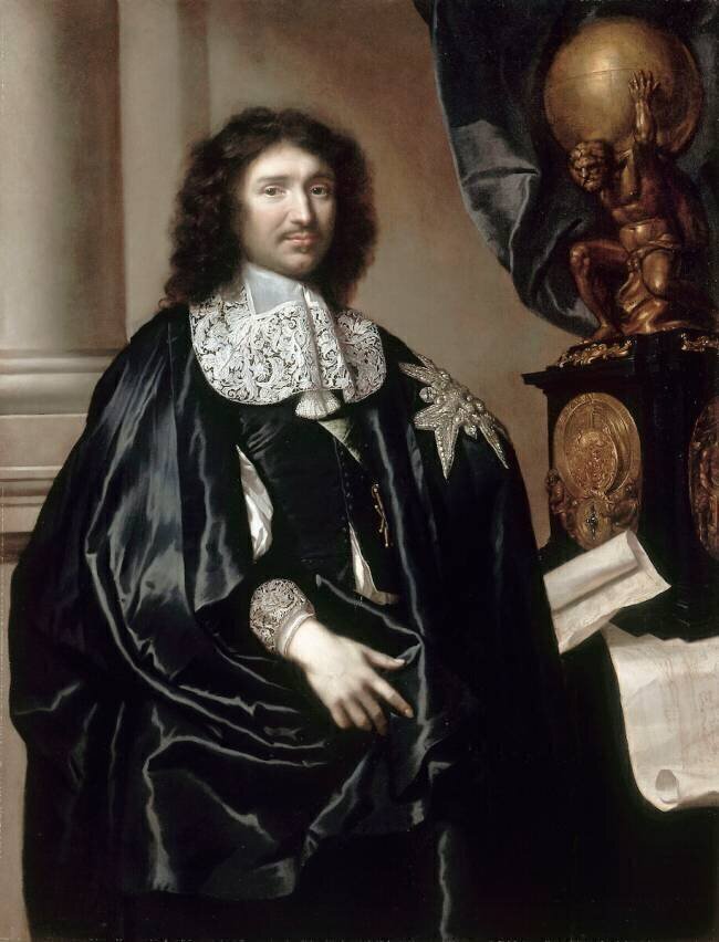 Jean-Baptiste Colbert (1619-1683), ministre Claude Lefebvre