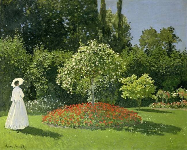 Jeanne Marie Lecadre in the Garden Claude Monet