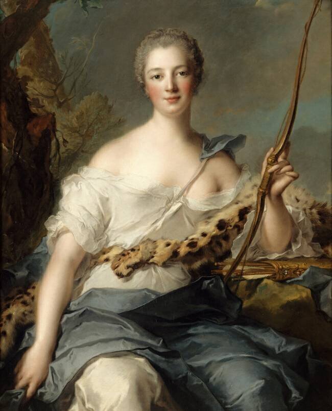 Jeanne-Antoinette Poisson (1722-1764), marquise de Pompadour Jean-Marc Nattier
