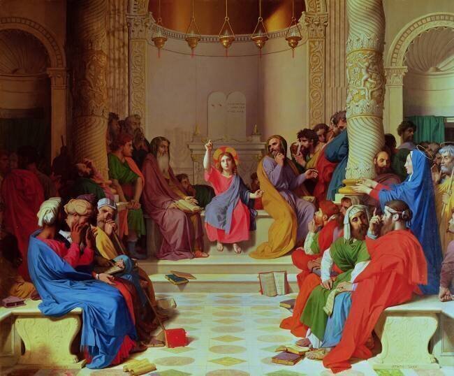 Jesus Among the Doctors Jean-Auguste-Dominique Ingres