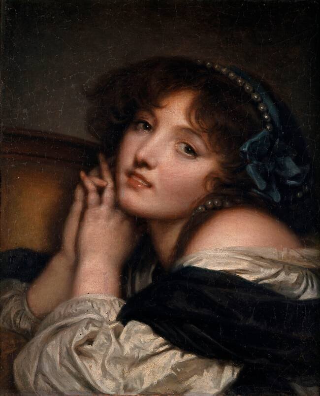 Jeune fille aux mains jointes Jean-Baptiste Greuze