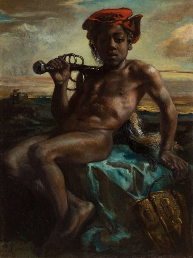 Jeune noir à l'épée Pierre Puvis de Chavannes