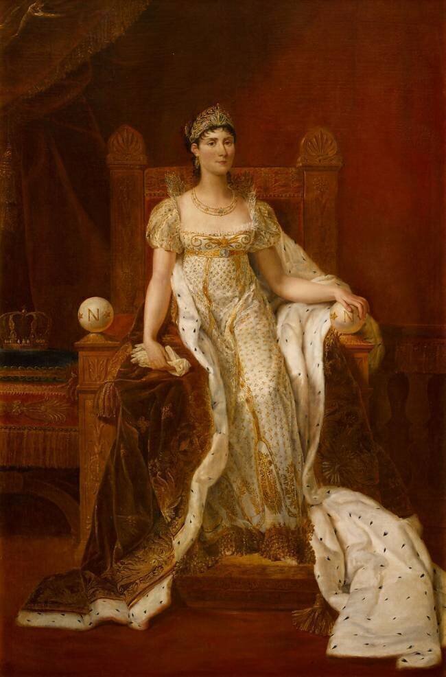 Joséphine de Beauharnais, impératrice des Français (1763-1814), représentée en 1807 Guillaume Guillon Lethière