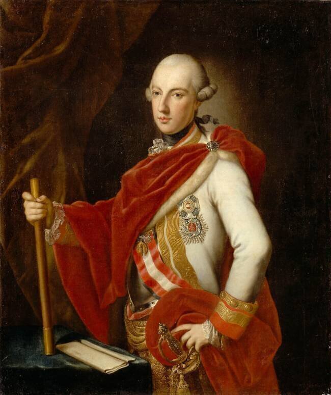 Joseph II (1741-1790), empereur du Saint Empire romain germanique en 1765 Anton von Maron