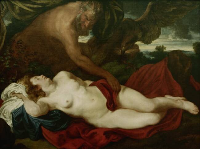 Jupiter and Antiope Antoon van Dyck