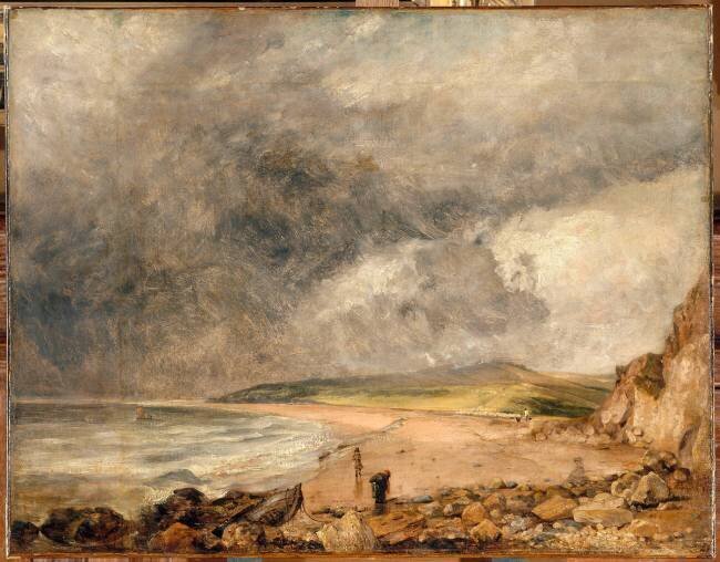 La Baie de Weymouth à l'approche de l'orage John Constable