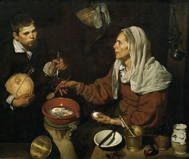 La cuisinère Diego Vélasquez