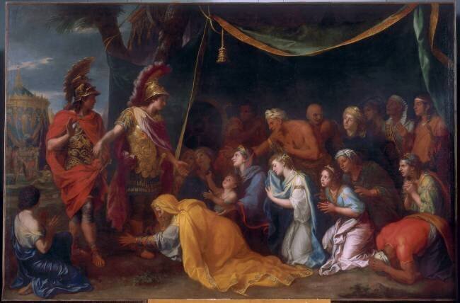 La Famille de Darius aux pieds d'Alexandre dit "la tente de Darius" Charles Le Brun