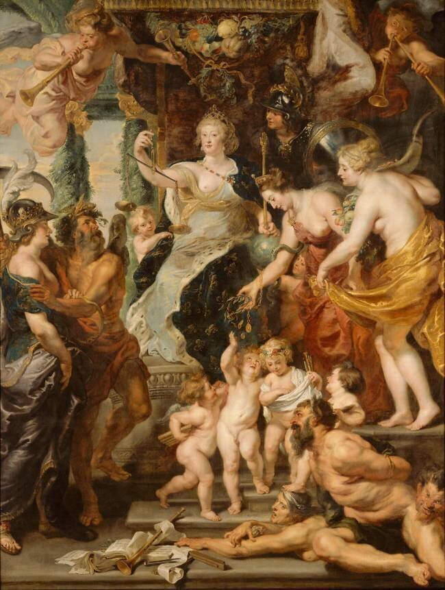 La Félicité de la Régence Peter Paul Rubens