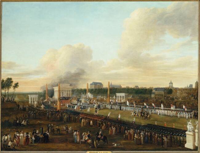 La Fête de la Fédération (Confédération des départements du Nord, de la Somme et du Pas-de-Calais Louis-Joseph Watteau de Lille