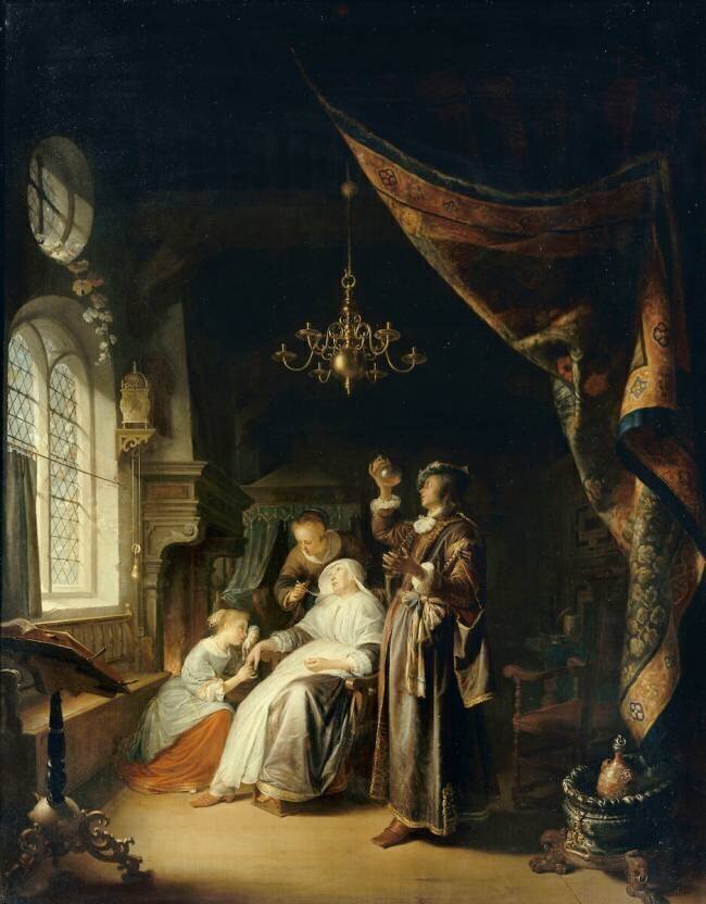 La Femme hydropique Gérard Dou