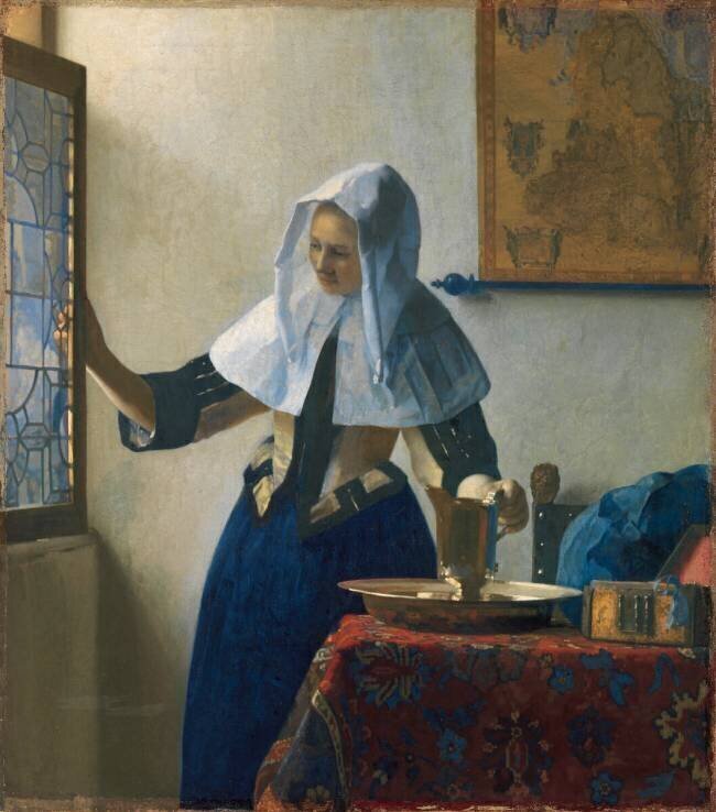 La jeune femme à l'aiguière Johannes Vermeer