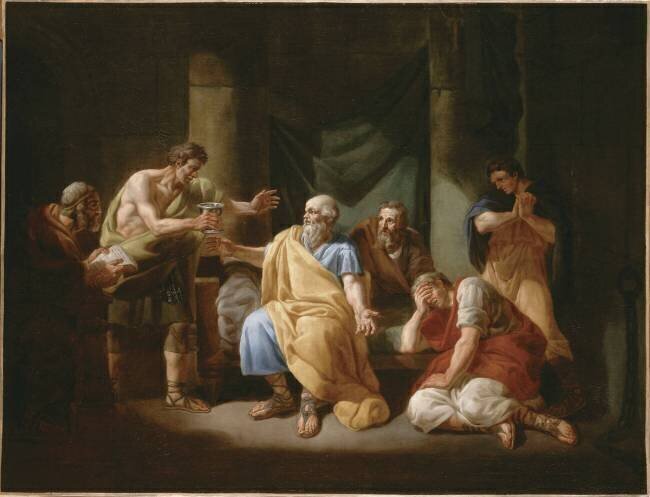 La mort de Socrate Antoine Watteau