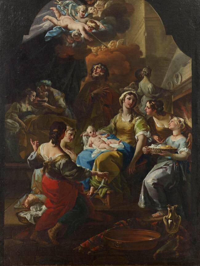 La naissance de St Jean-Baptiste Corrado Giaquinto