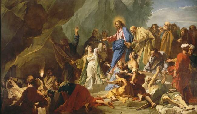 La résurrection de Lazare Jean Jouvenet