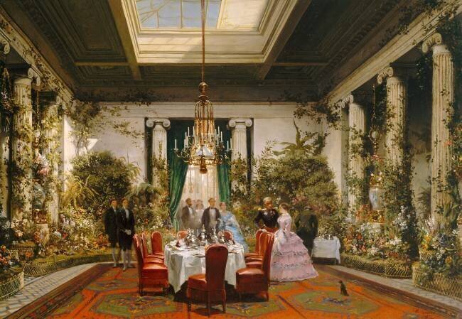 La Salle à manger de la princesse Mathilde, rue de Courcelles. Sébastien Charles Giraud