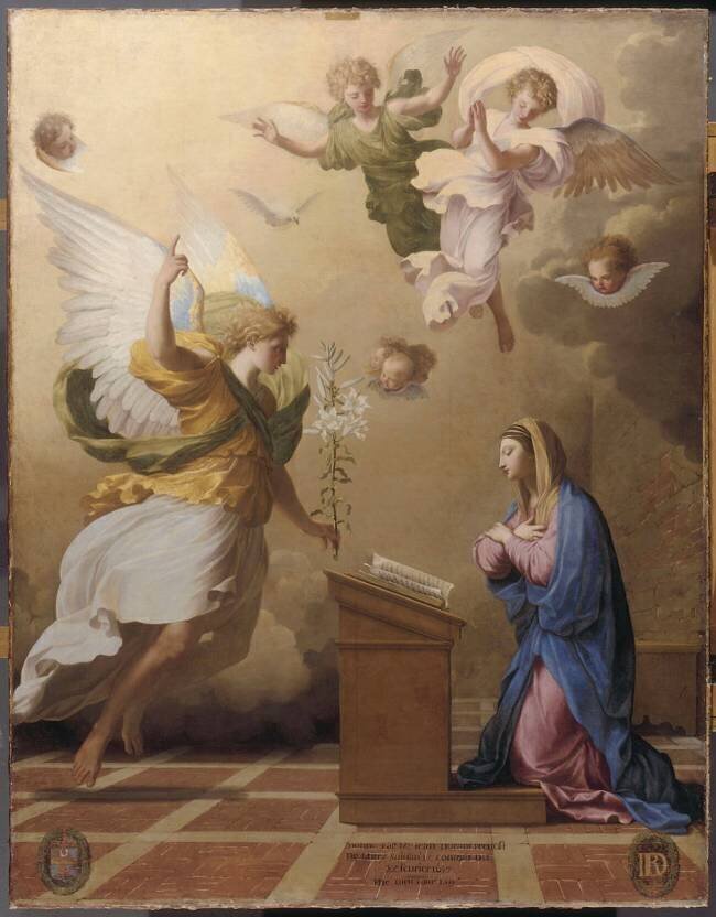 La Salutation Angélique Eustache Le Sueur